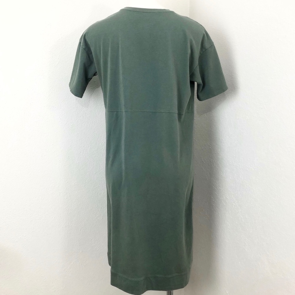 Eileen Fisher Sage Green T Shirt Hi Lo Dress Size S - Picture 2 of 6
